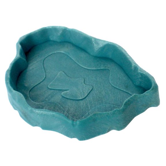 Reptile Bowls Terrarium Feeding Worm Dish Reptile Mealworm Feeder Dish Plastic Bowl for Frog Gecko Snake Spiders Turtles