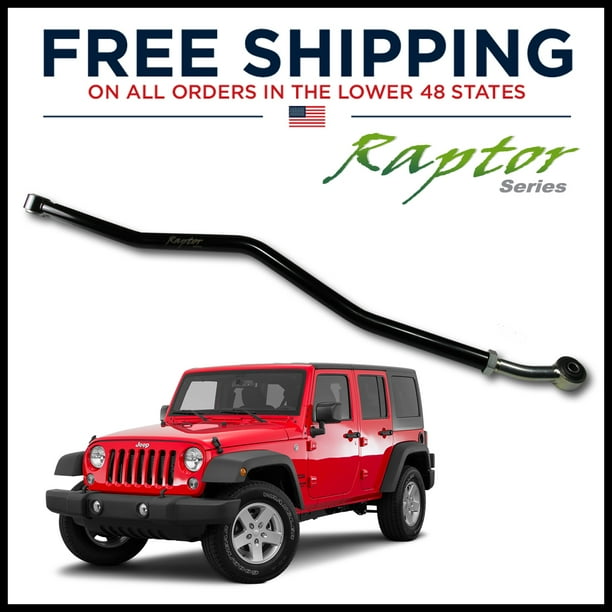 Rear Adjustable Track Bar 06in Lift Heavy Duty for 20072018 Jeep