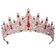 thumbnail image 5 of Coronas de boda de diamantes de imitación, corona de princesa, accesorios para el cabello para fiesta de disfraces de mujer, corona nupcial, corona de Rojo perfecl corona de reina, 5 of 8