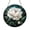 Acrylic 3.5 Inch, variant on White magnolia stained glass panel, elegant floral window art adding soft botanical beauty to home decor