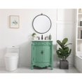 thumbnail image 6 of Elegant Kitchen and Bath 27 Inch Single Bathroom Vanity In Vintage Mint, 6 of 8