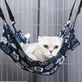 thumbnail image 3 of Cat Canvas Hammock Bed Pet Cats Dogs Beds Double-Sided Hanging Bed Pet Swing Beds Hamster Squirrel Cat Rest Sleep Supplies (CW008-10,36x34cm), 3 of 7