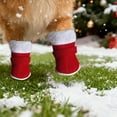 thumbnail image 5 of FEISHENTT Dog Boots for Small Dogs Soft Reflective and Nonslip Set of 4 B One Size, 5 of 7