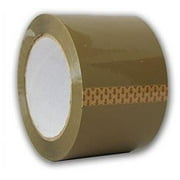 24 Pack Rolls Tan Industrial Packing Shipping Tape 3" x 110 Yds 2.0mil Thick Packaging Carton Sealing Tape