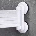 thumbnail image 4 of Rotating Wall-Mounted Towel Holder with 5 Adjustable Arms, 35 cm - White, 1 Piece, for Kitchen, Wardrobe, and Bathroom, 4 of 5
