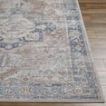 thumbnail image 5 of Mark&Day Washable Rugs, 5x7 Wyacondah Traditional Navy Area Rug, Blue Orange Ivory Carpet for Living Room, Bedroom or Kitchen (5'3" x 7'3", Machine Washable), 5 of 7