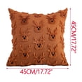thumbnail image 3 of Xihbxyly Fundas de Almohada Navideñas, Diseño de Reno y Copos de Nieve Multicolor, Felpa Suave, Decoración Navideña, Accesorio Acogedor para Sofá o Cama, Idea de Regalo Única, Funda de 45 X 45 Cm., 3 of 6