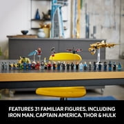 LEGO Marvel Avengers Tower Building Kit, Detailed Recreation of the Iconic HQ Featuring Classic Movie Scenes, 31 Figures and Accessories, Gift for Marvel Fans and Model-Makers, 76269