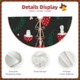 thumbnail image 5 of Kll Amanita Mushroom Christmas Tree Skirt 30",Party Decorations Farmhouse For Christmas Decorations Holiday Party, 5 of 8