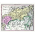 thumbnail image 3 of Tanner 23x20 Black Modern Framed Museum Art Print Titled - Asia Tartary Russia - Tanner 1835, 3 of 5