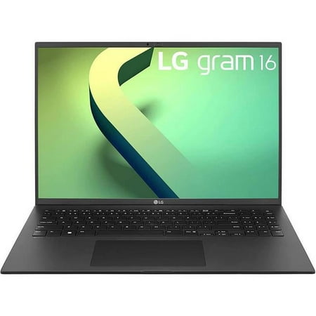 LG Gram (2022) 16Z90Q Ultra Lightweight Laptop, 16" (1920 x 1200) IPS Display, Intel Evo 12th Gen i7 1260P Processor, 16GB LPDDR5, 256GB NVMe SSD, HD Webcam, WiFi 6E, Thunderbolt 4, Windows 11, Black