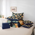 thumbnail image 5 of Manfei Retro Pumpkin Bed in a Bag Twin size, Fall Harvest Bedding Sets Twin Size, Teenager Adult Reversible Bedding Twin Size, Breathable Bedroom Decoration, 7pcs, 5 of 7