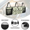 thumbnail image 5 of KUIFORTI Trunk Organizer for Car Women Green Leaf Backseat Car Organizer with 4 Pockets (37.01"*11.8") Oxford Cloth, Make the Trunk of Your Car Look Neat and Tidy, 5 of 6