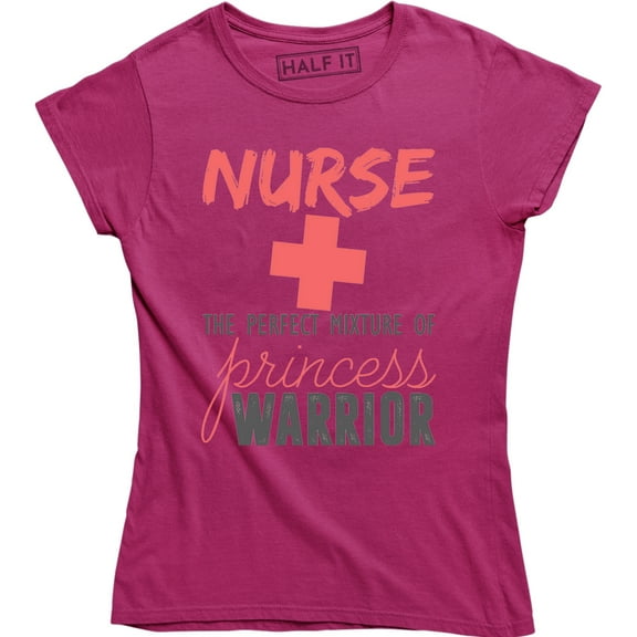 Nurse The Perfect Mixture Of Princess And Worrier - Paramedic Women's Tee Shirt