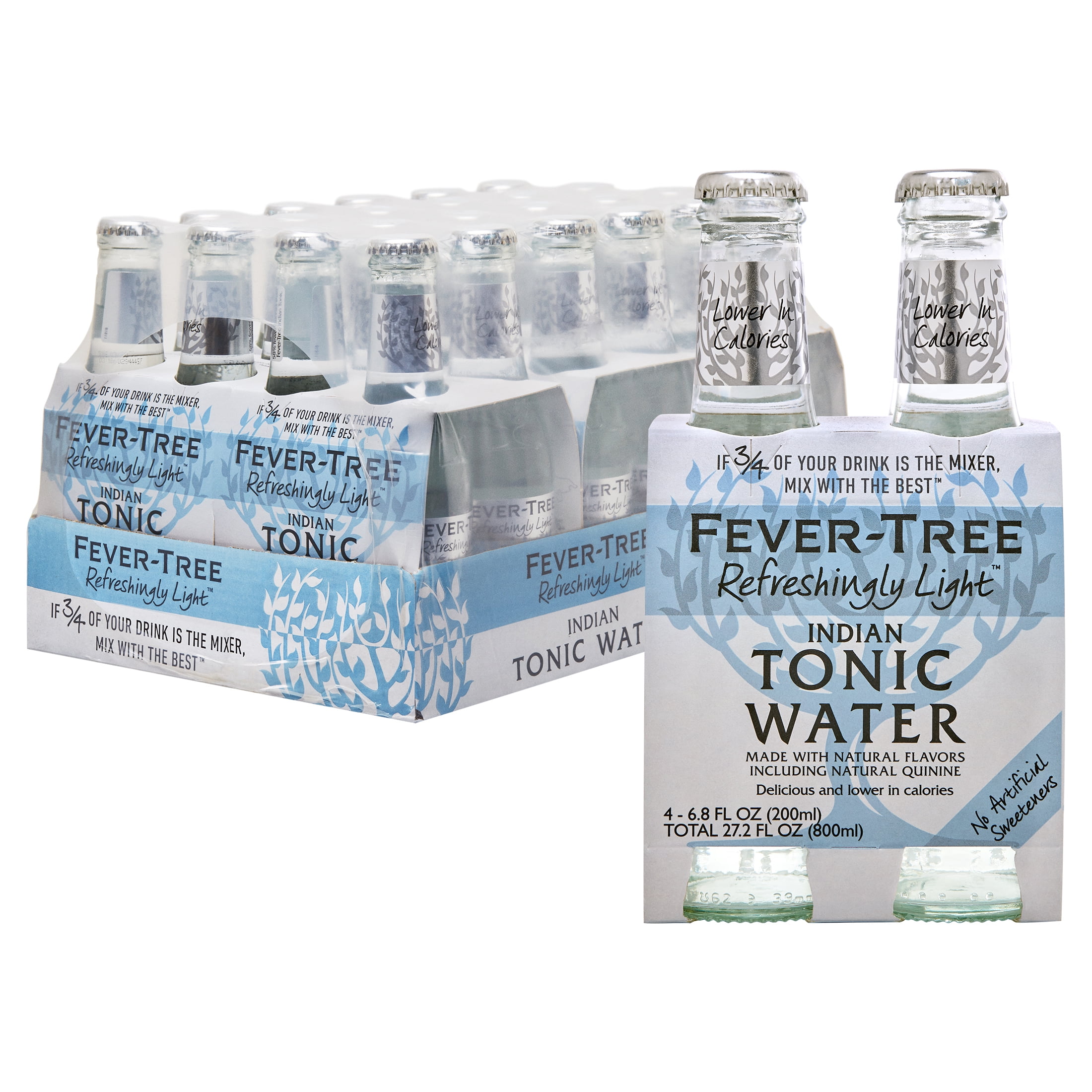 Fever-Tree Naturally Light Tonic Water Made with Natural 6.8 Fl. Oz., 24 Count - Walmart.com
