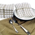 thumbnail image 6 of Howarmer Set of 8 Terry Dish Cloths, 100% Cotton 14 x 14 Inches Super Soft and Absorbent Dish Rags, Tea Towels, Hand Towels for Kitchen, Perfect for Household and Commercial Uses, Brown, 6 of 7