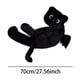 thumbnail image 3 of Gato Negro De Peluche Con Alas De Murciélago. Almohada De Peluche Suave Y Negra. Almohada Con Forma De Gato. Almohada Larga Con Forma De Gato Para Decorar. Gi Ft S, 3 of 8
