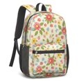 thumbnail image 2 of Pioneer Flower Floral Print Pattern 17" School Backpacks for Teens,Waterproof Oxford Fabric,S-Shape Padded Straps for School,Travel,Hiking,Camping, 2 of 6