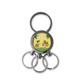 thumbnail image 1 of hula Brasil Carnaval lema Brasil Llavero de metal de acero inoxidable Llavero Anillo de cadena Llavero, 1 of 3