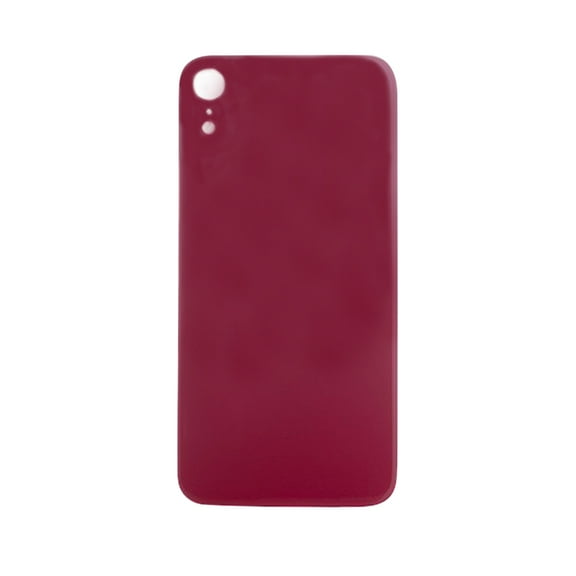 Replacement Back Housing Glass Cover With Larger Camera Hole Opening For Apple iPhone XR - Red