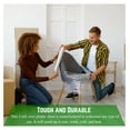 thumbnail image 5 of - Clear Plastic Sheeting - 3 mil - (4' x 100') - Thick Plastic Sheeting, Heavy Duty Polyethylene Drop Cloth Vapor Barrier Covering, 5 of 7
