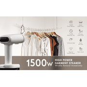 Handheld Steamer for Clothes and Clothes Steamer 1500W - Strong Power Garment Steamer with 260ml Tank,15s Fast Heat-up Portable Steamer Iron,Fabric Wrinkle Remover Clothing Iron with Brush