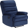 thumbnail image 1 of ClickDecor Davis Fauteuil Inclinable Bleu, 1 of 12