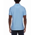 thumbnail image 2 of Ben Sherman mens  Psychedelic Hemlet Tech Jersey Sports Fit Polo Shirt, m, Blue, 2 of 3