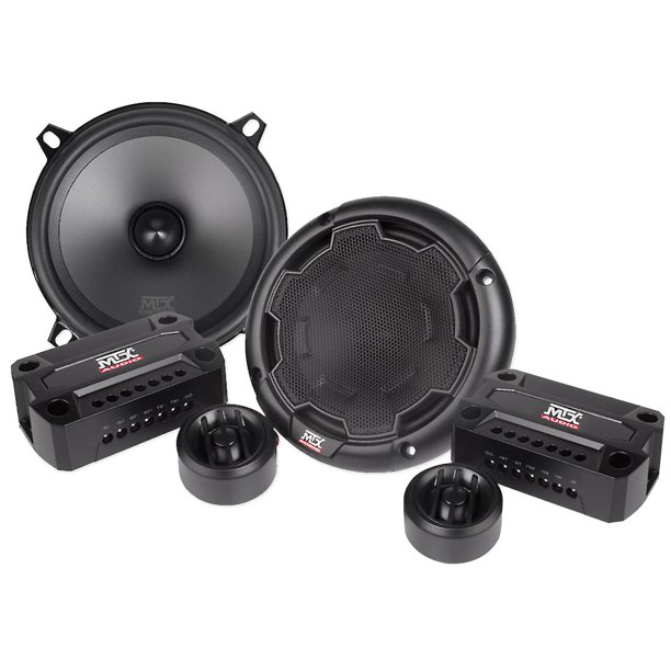 Pair MTX THUNDER51 5.25" 360w Car Audio Component Speakers/MultiMount