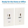 thumbnail image 6 of Tripp Lite HDMI over Dual Cat5/Cat6 Extender Wall Plate Kit with Transmitter and Receiver, TAA, 3 Year Warranty (P167-000),Multicolor, 6 of 9