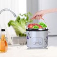 thumbnail image 4 of Xingzhi Multifunction Stainless Instant Steamer Pots Food Steamer Basket Fruits Strainer, 4 of 7