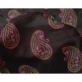 thumbnail image 4 of oneOone Silk Tabby Fabric Paisley Block Decor Fabric Printed BTY 42 Inch Wide, 4 of 4