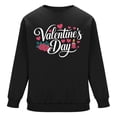 thumbnail image 4 of Awdenio Mens Sweatshirt Valentines Day Long Sleeve Round Neck Cute Love Heart Pattern Printed Pullover Tops Valentines Gift, 4 of 6