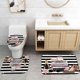 thumbnail image 5 of Juego de 4 cortinas de ducha con pestañas, diseño de Hello Gorgeous Bling Silver Glitter Glam, maquillaje moderno, decoración de baño para chicas adolescentes, cortina de ducha de tela impermeable, 5 of 7