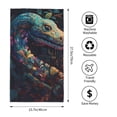 thumbnail image 2 of Honeii Colorful Patterned Snake Print Quick-Dry Microfiber Towel, Shower Towel 27.5x16in,Absorbent Bathroom Towel for Beach, Pool, and Travel, 2 of 6