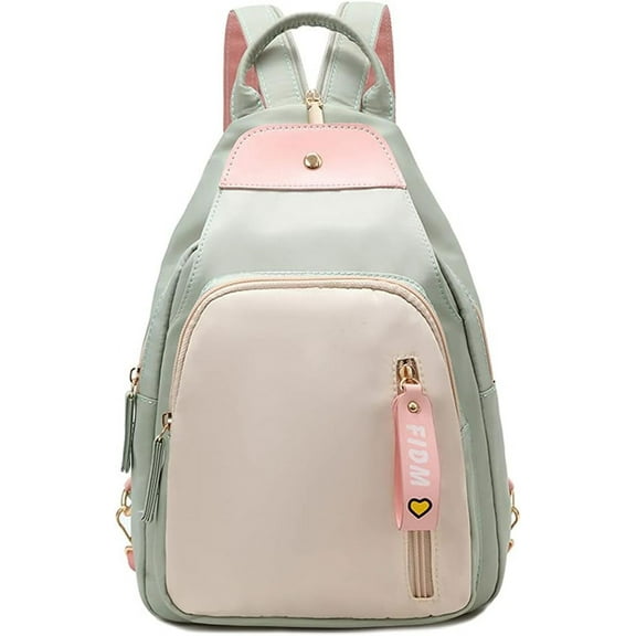 Backpack for Women Small, Mini Nylon Travel Backpack Purse, Shoulder Bag Cute Lightweight for Ladies