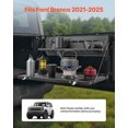 thumbnail image 2 of VEVOR Tailgate Table, for 2021-2025 Ford Bronco, 88 lbs, Carbon Steel Foldable Molle Panel Double-Layer Drop Down Table, Rear Door Cargo Storage Rack Shelf Luggage Holder Carrier Camping Accessories, 2 of 9