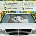 thumbnail image 5 of GZHJMY Car Windshield Sunshade Funny Cat, Foldable Car Visor Front Window Sun Shade for SUV Car 55 x 27.5 inch Keep Vehicle Cool, 5 of 6