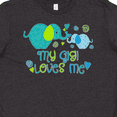 thumbnail image 4 of Inktastic My Gigi Loves Me- cute elephants Youth T-Shirt, 4 of 5