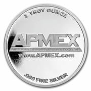 1 oz Silver Colorized Round - APMEX - Happy Anniversary, Balloons