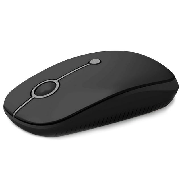 2.4G Maus Schnurlos Ratón inalámbrico para juegos Computadora USB Silencioso y silencioso Ratón de ahorro de energía Für PC / Tablet / Laptop y Windows / Mac / Linux Adepaton 2033284-3