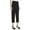 BLACK, variant on Le Gali Womens Abagail Casual Cropped Pants, Black, 16