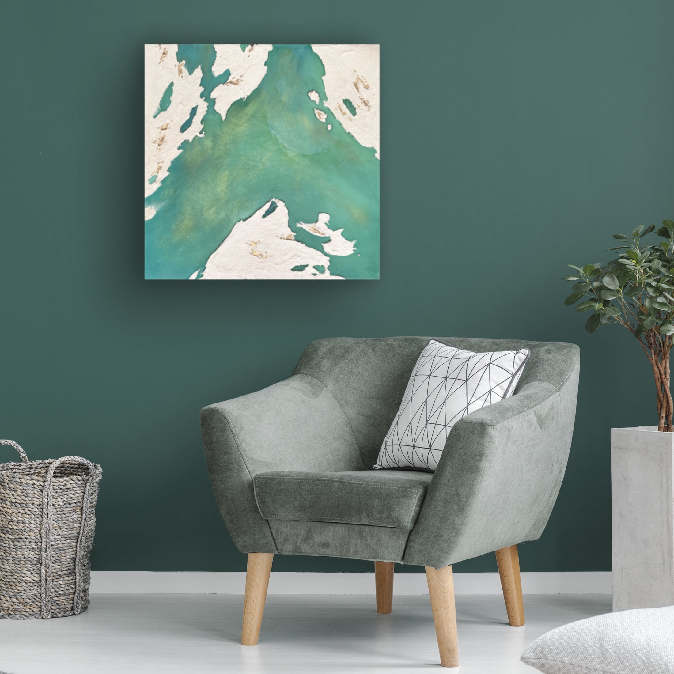 Trademark Fine Art Alyson Storms  Emerald Island Canvas Wall Art
