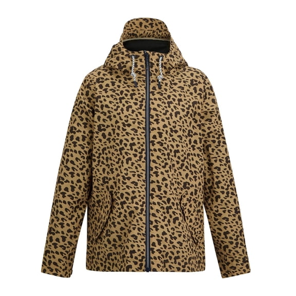 Regatta Womens Bayletta Leopard Print Waterproof Jacket