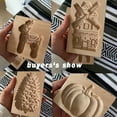 thumbnail image 4 of Wooden Cookie Molds Cookie Wooden Gingerbread Cookie Moulds Press 3D Cake Embossing Baking Mold Pumkin Cutter Bakery Gadgets, 4 of 7
