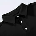 thumbnail image 5 of Kids Boy Polo Shirt Black Polo Shirt Boys Summer Shirt Short Sleeve Polo Boys Boys Clothes Size 8-9 Years, 5 of 7