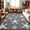 Gray, variant on Orange Starfish Coastal Washable Round Area Rug 3 ft, Summer Beach Nautical Sea Ocean Soft Non Slip Rugs Stain Repellent Indoor Felt Carpet for Living Dining Room Bedroom Home Office