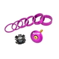 thumbnail image 1 of Espaciador de Dirección de Bicicleta Arandelas de Sellado Accesorios de Bicicleta Piezas de Reparación Herramienta de Instalación Resistente Junta de Púrpura shamjiam Espaciador de dirección de bicicleta, 1 of 8