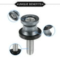 thumbnail image 3 of Unique Bargains 1 Pair Swingarm Spools, CNC Swing Arm Spools Slider Stand Universal for Motorcycle Durable Aluminum Alloy Titanium Tone 10mm, 3 of 7