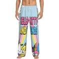 thumbnail image 2 of Lsque Sanrio Print Men's Pajama Pants, Lounge Pant - Comfortable Home Wear,Elastic Waistband, Stylish Design-X-Large, 2 of 9